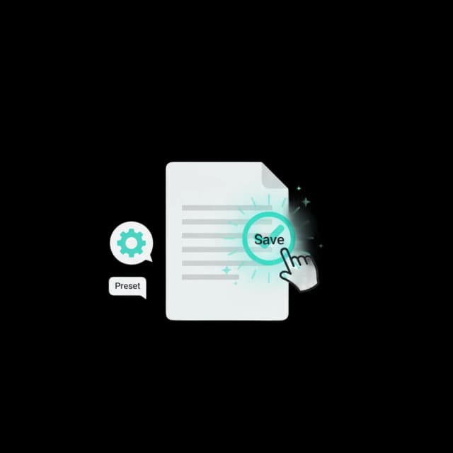 Save Preset
